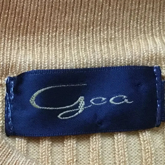 NWOT Gea Mustard Yellow Top Sweater Casual Women's Plus Size XXL - Picture 7 of 8